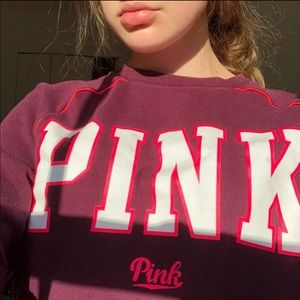 maroon PINK sweater